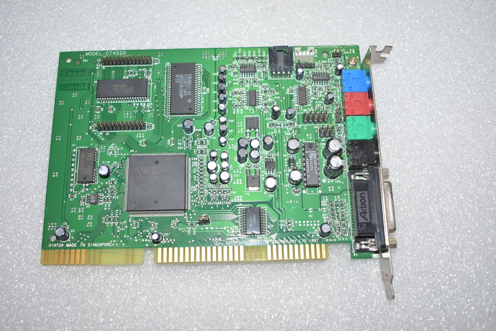 CREATIVE SOUND BLASTER CT4520 AWE64 ISA SOUND CARD