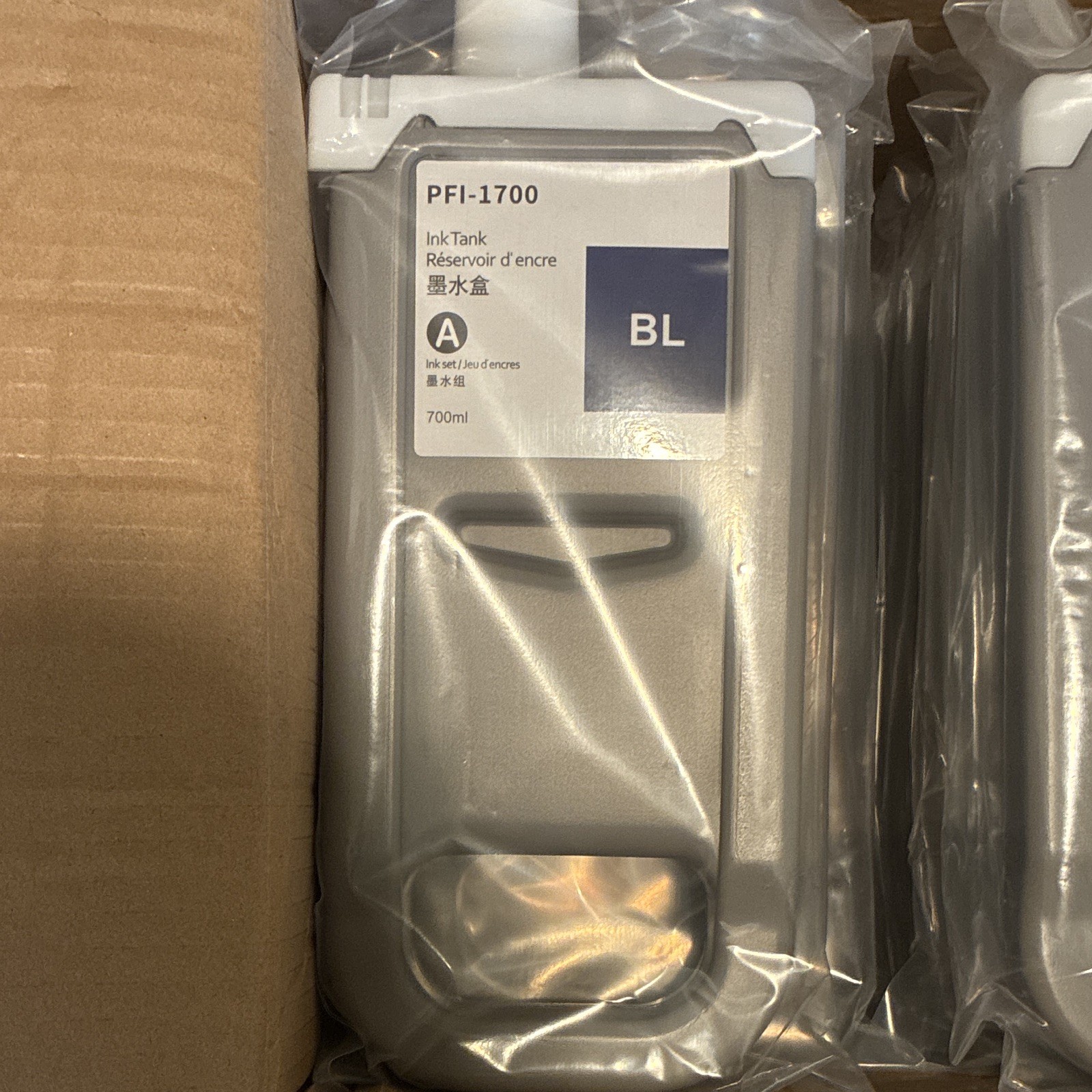 For Canon PFI-1700 BL Blue 700ml Ink Tank imagePROGRAF New Sealed