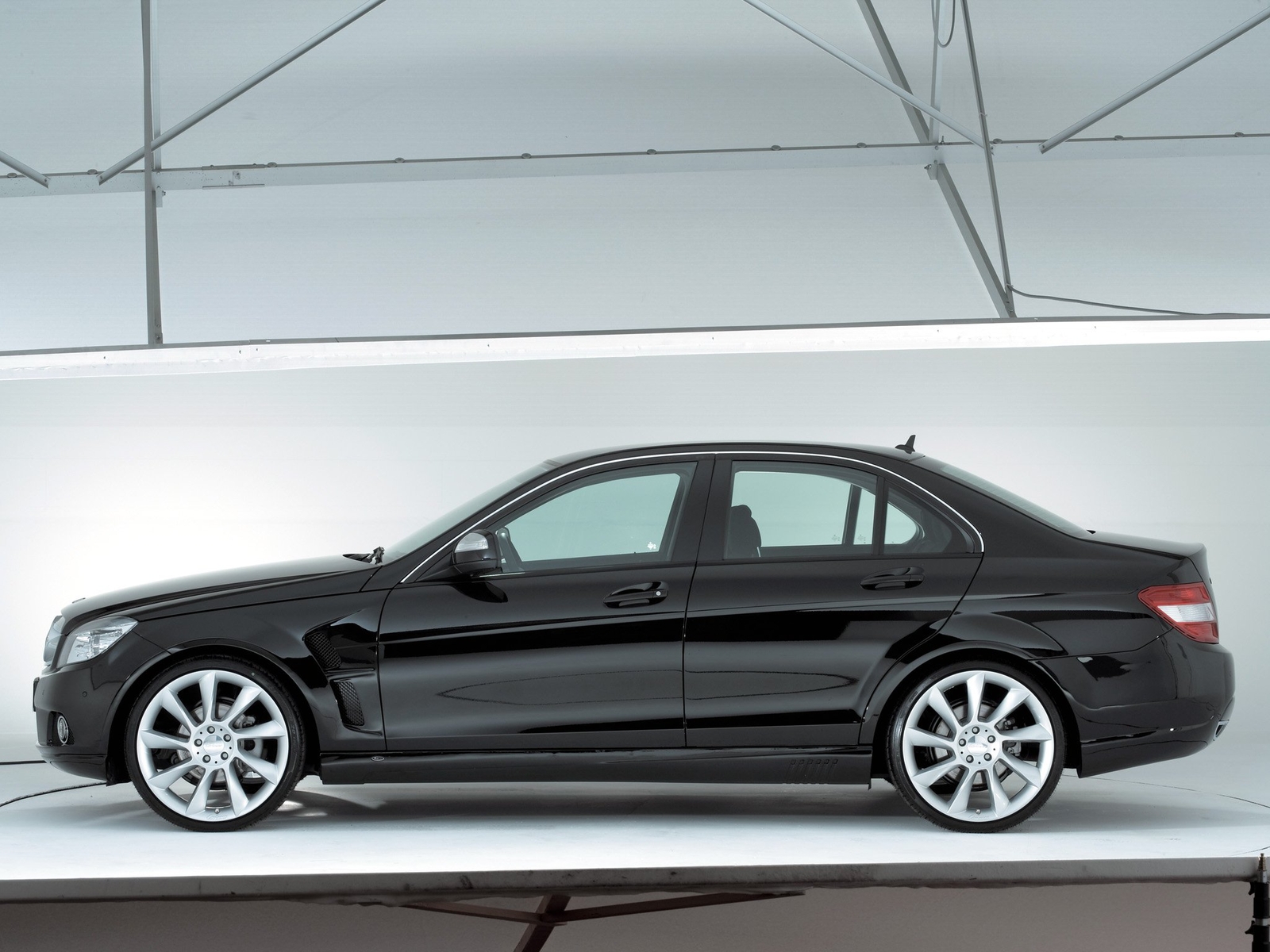 Cars lorinser mercedes benz c klasse w204 modified Desk Mat Stitched