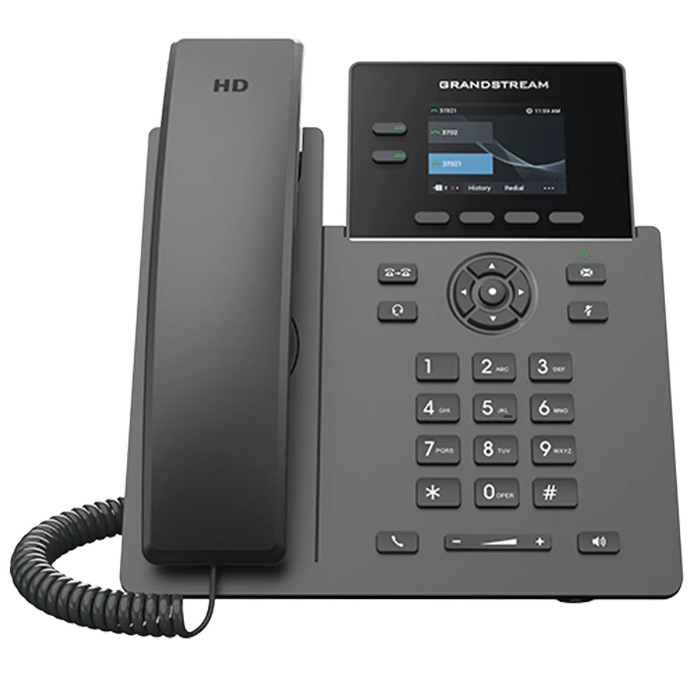 Grandstream GRP2610P 2-Line Carrier-Grade IP Phone | Efficient Design | 8