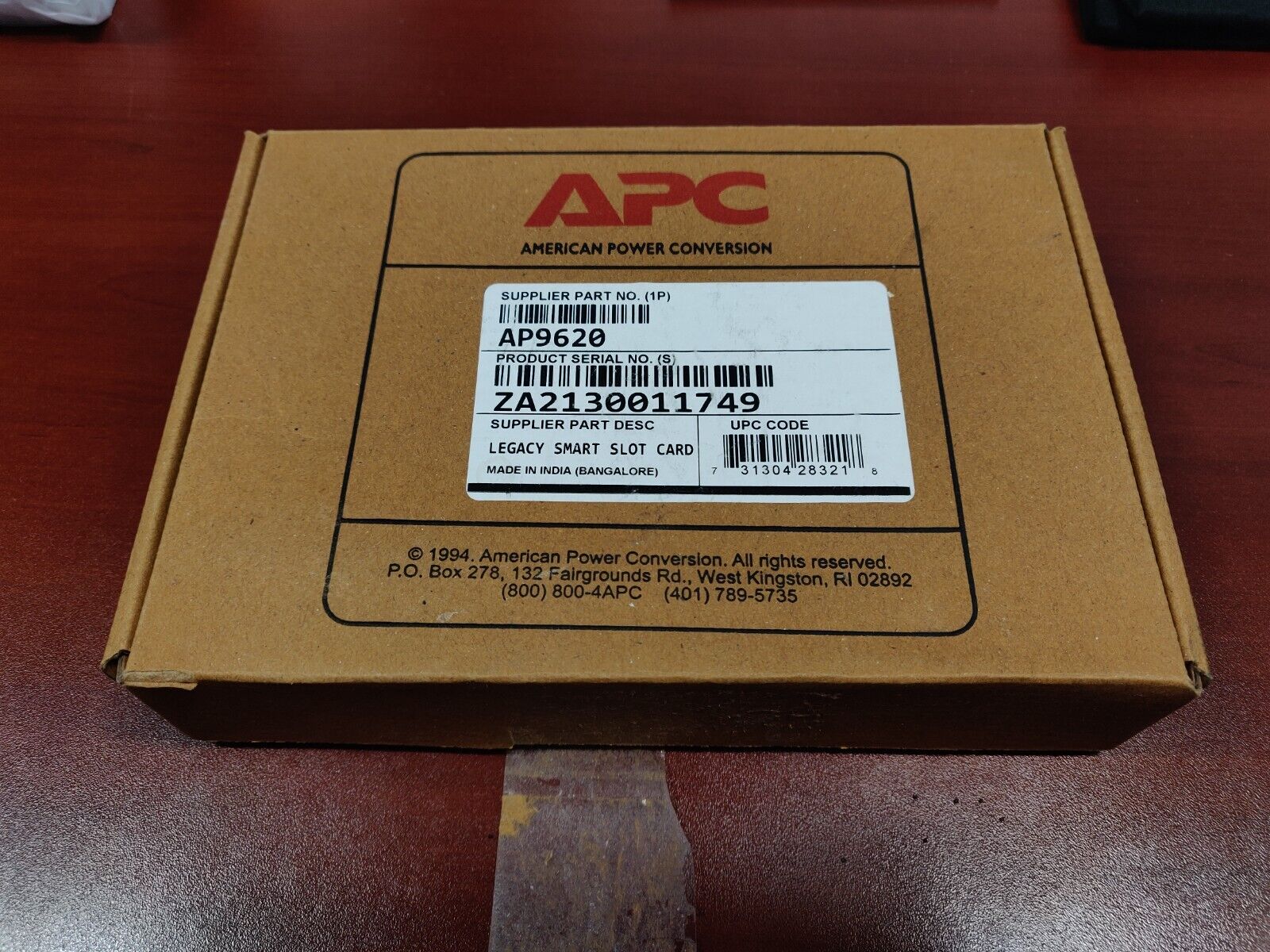 New APC AP9620 Smart Slot Legacy Communication Card
