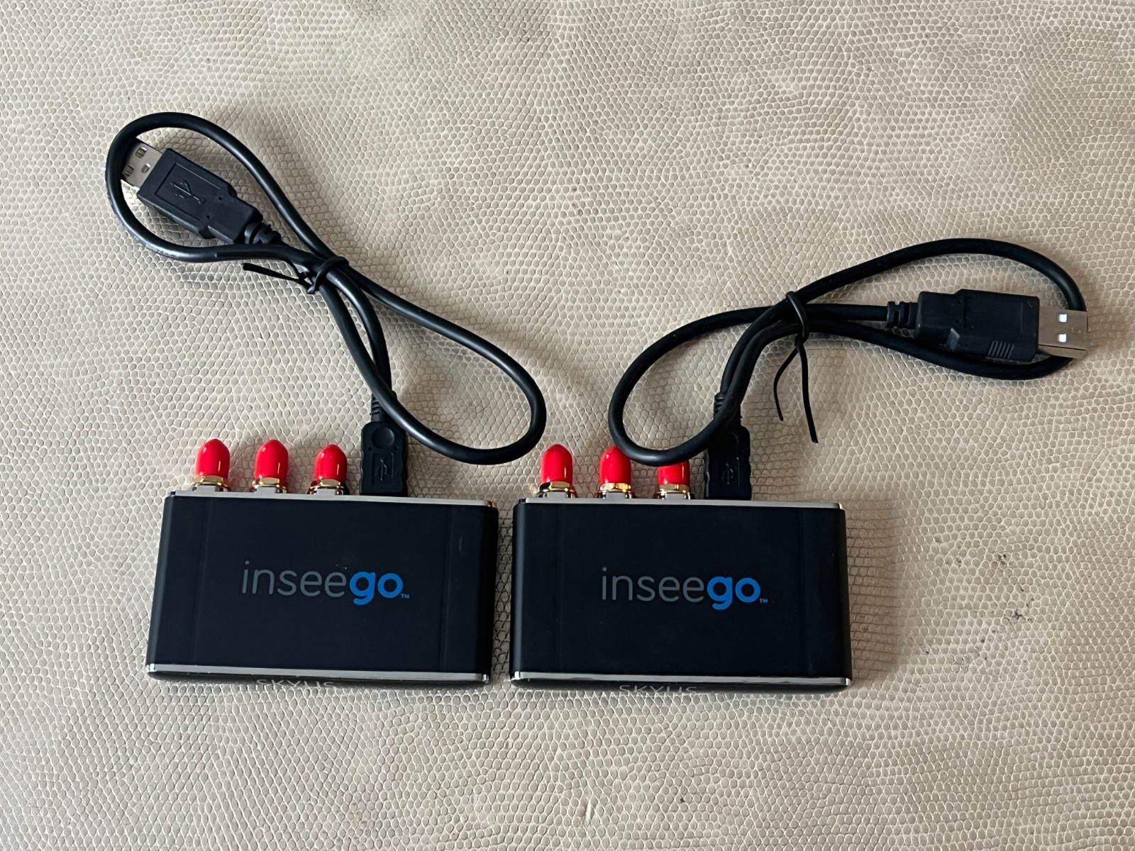 Set of 2 inseego Skyus DS2 LTE Wireless Cellular 4G Modems with EMEA Firmware