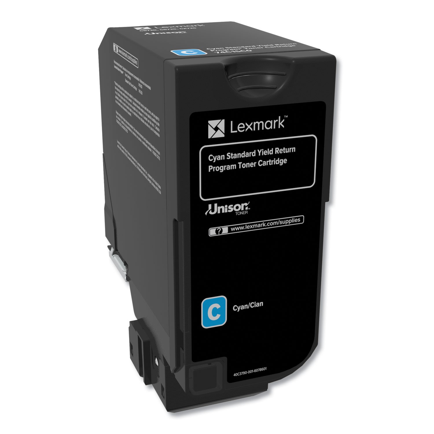 Lexmark 74C1SC0 (CS720/CS725/CX725) Return Program Toner, Cyan