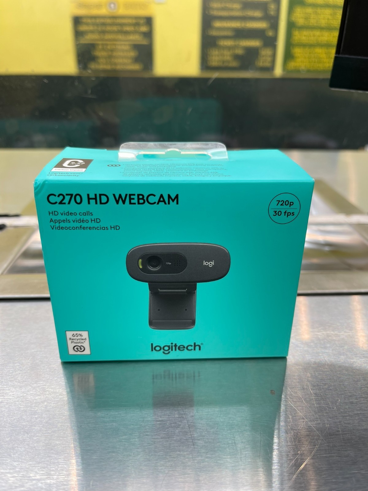 Logitech C270 HD Web Camera 960-000694 video calling webcam mic 720p New, Sealed