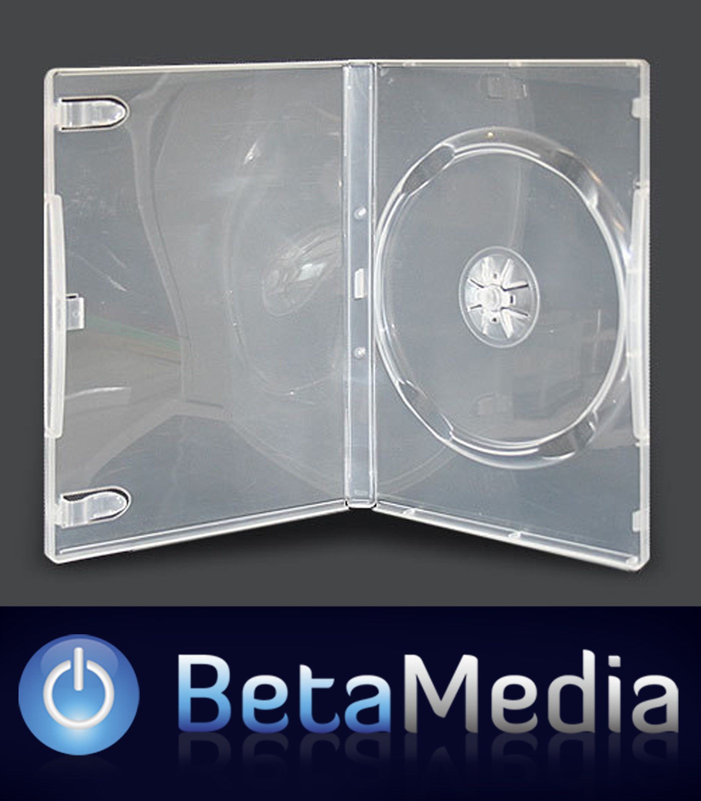 50 x Single Clear 7mm Slim Quality CD DVD Cover Cases - Slimline Size DVD case