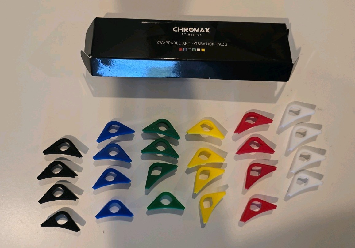 Noctua Chromax Anti Vibration Pads ALL COLORS (4 EACH)