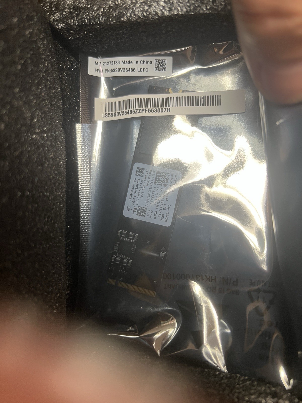 NEW Western Digital PC SN740 1TB M.2 2242 NVMe PCIe Gen4 SSD Lenovo 5SS0V26486