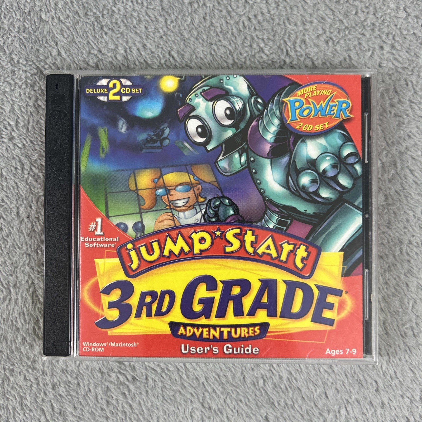 Jumpstart 3rd Grade Adventures (PC, 2000) DELUXE 2-CD SET Vintage Learning Game