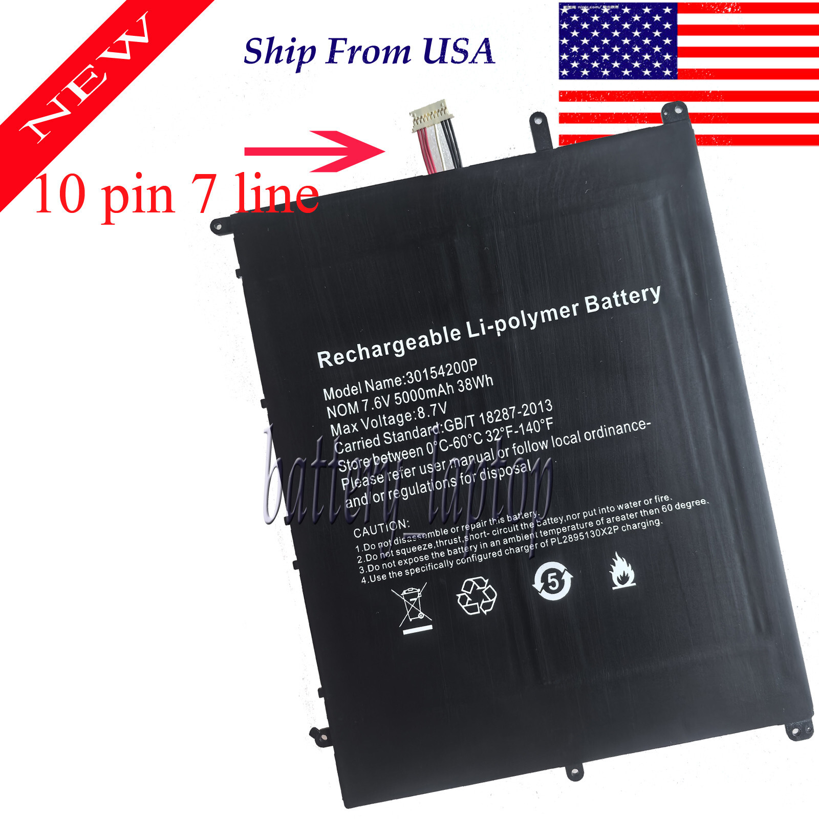 New nv-3178185-2s 34160201P laptop Battery For Sgin X15 Tablet PC 5000mA
