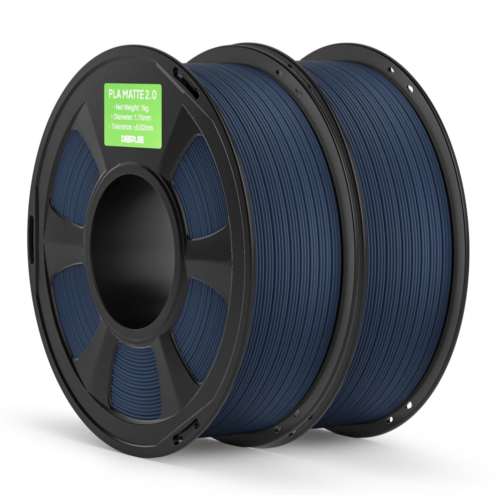 DEEPLEE Matte PLA 2.0 Filament 1.75mm, 2KG Navy Blue
