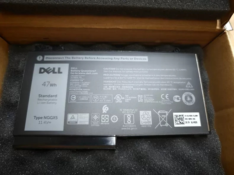 Genuine OEM 47Wh NGGX5 Battery For Dell Latitude E5270 E5470 E5570 RDRH9 JY8D6