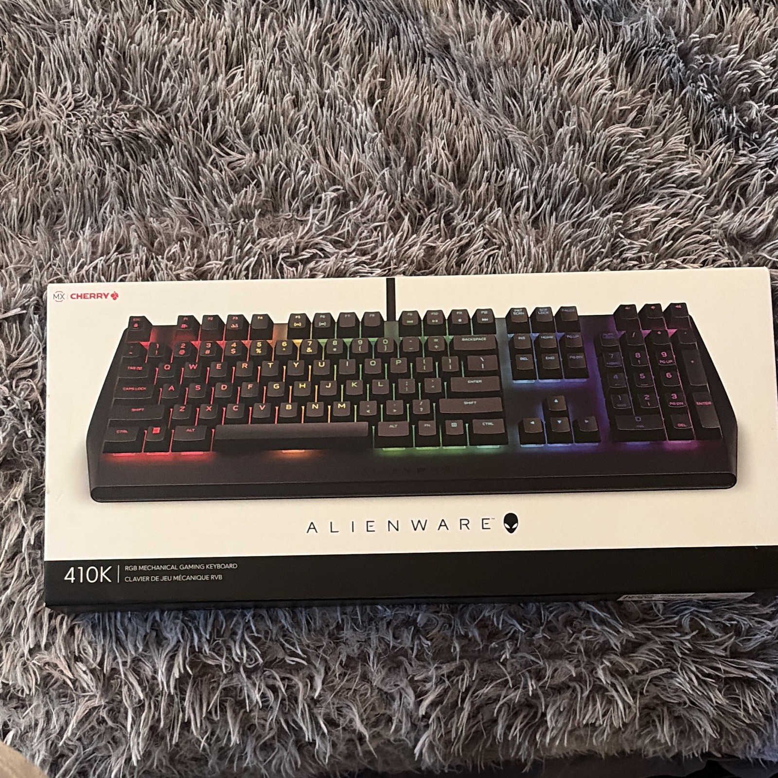 Alienware 410K Cherry MX Wired RGB Mechanical Keyboard QWERTY English Black