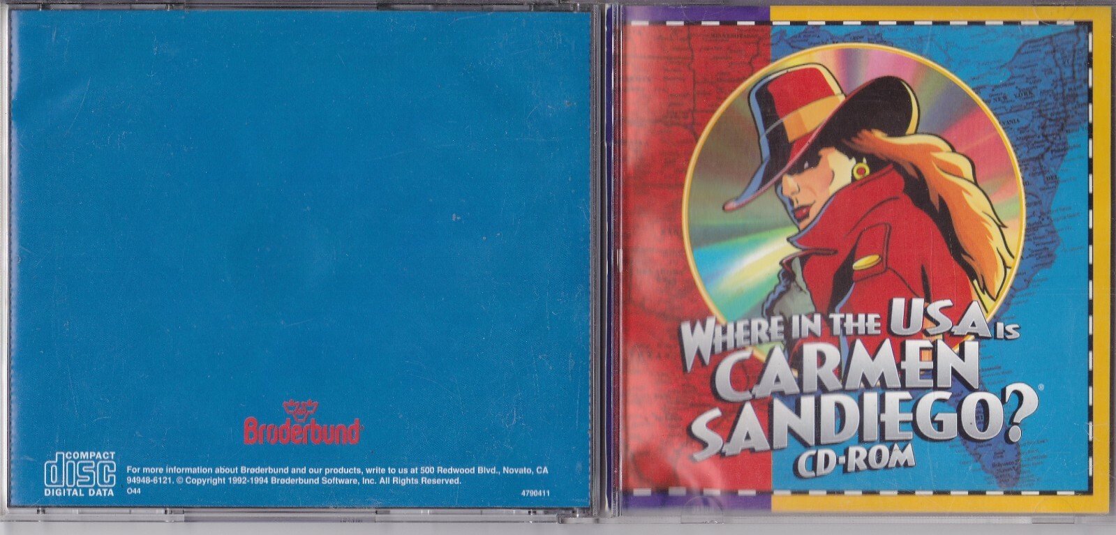 Vintage Where in the USA is Carmen Sandiego? (PC CD-ROM, 1992-1994)