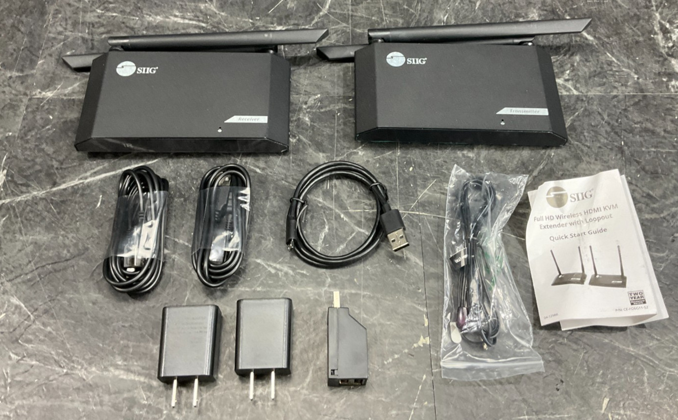 SIIG Wireless HDMI KVM Extender CE-H26G11-S2 ✅❤️️✅❤️️ BRAND NEW ✅❤️️✅❤️️