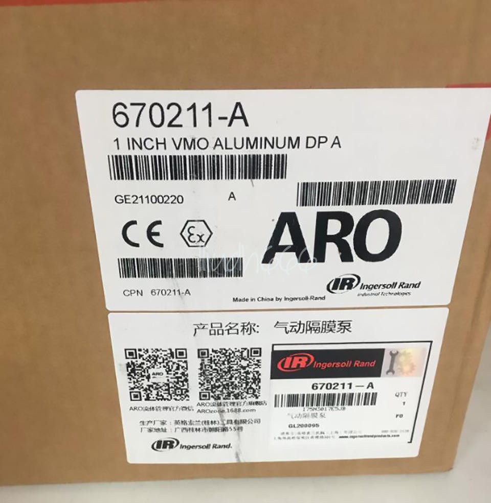 ONE NEW ARO PNEUMATIC DIAPHRAGM PUMP 670211-A fedex or DHL