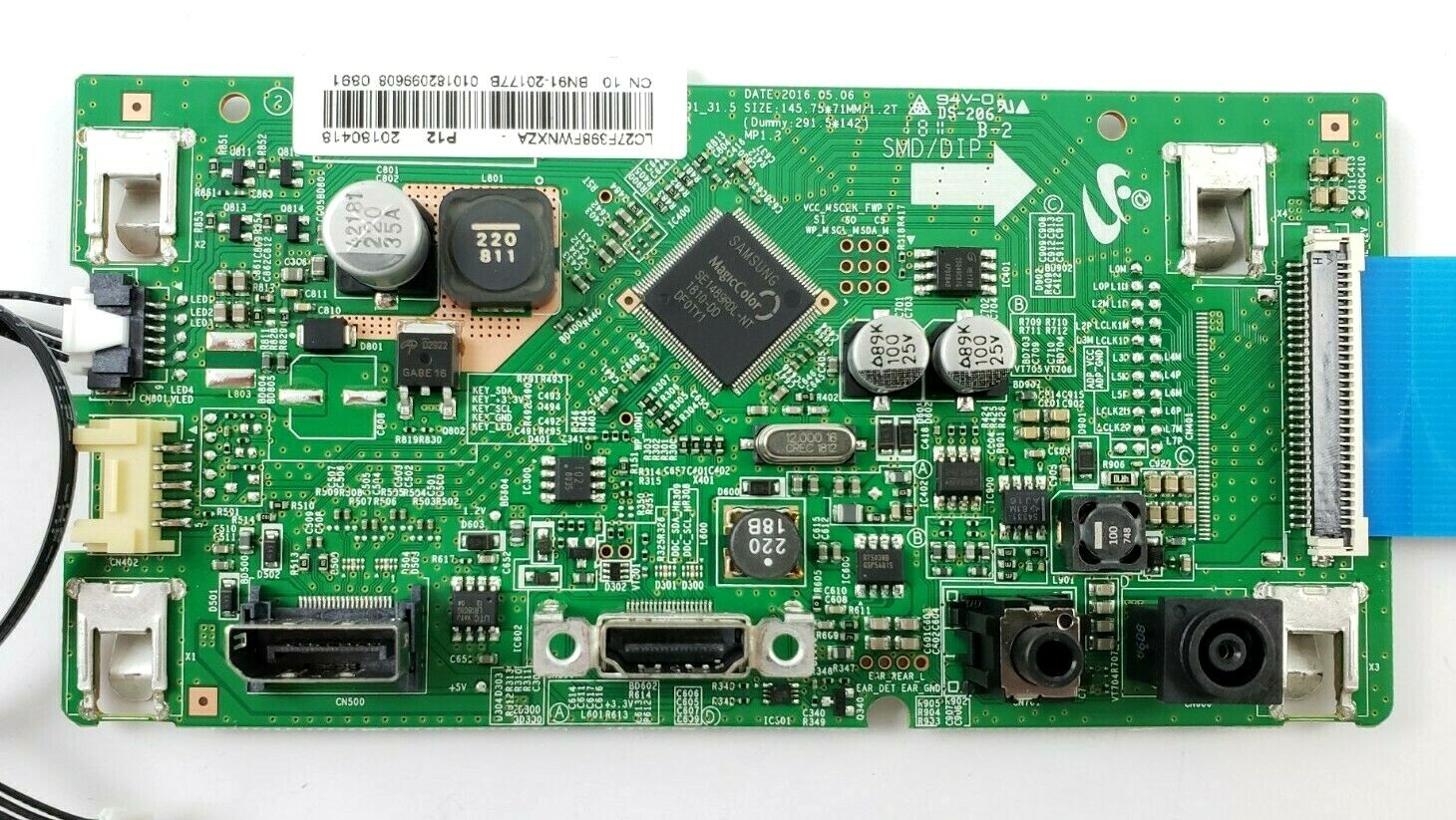 Samsung LC27F398FWNXZA C27F398 CF398 27" Main Board (P/N: BN91-20177B)