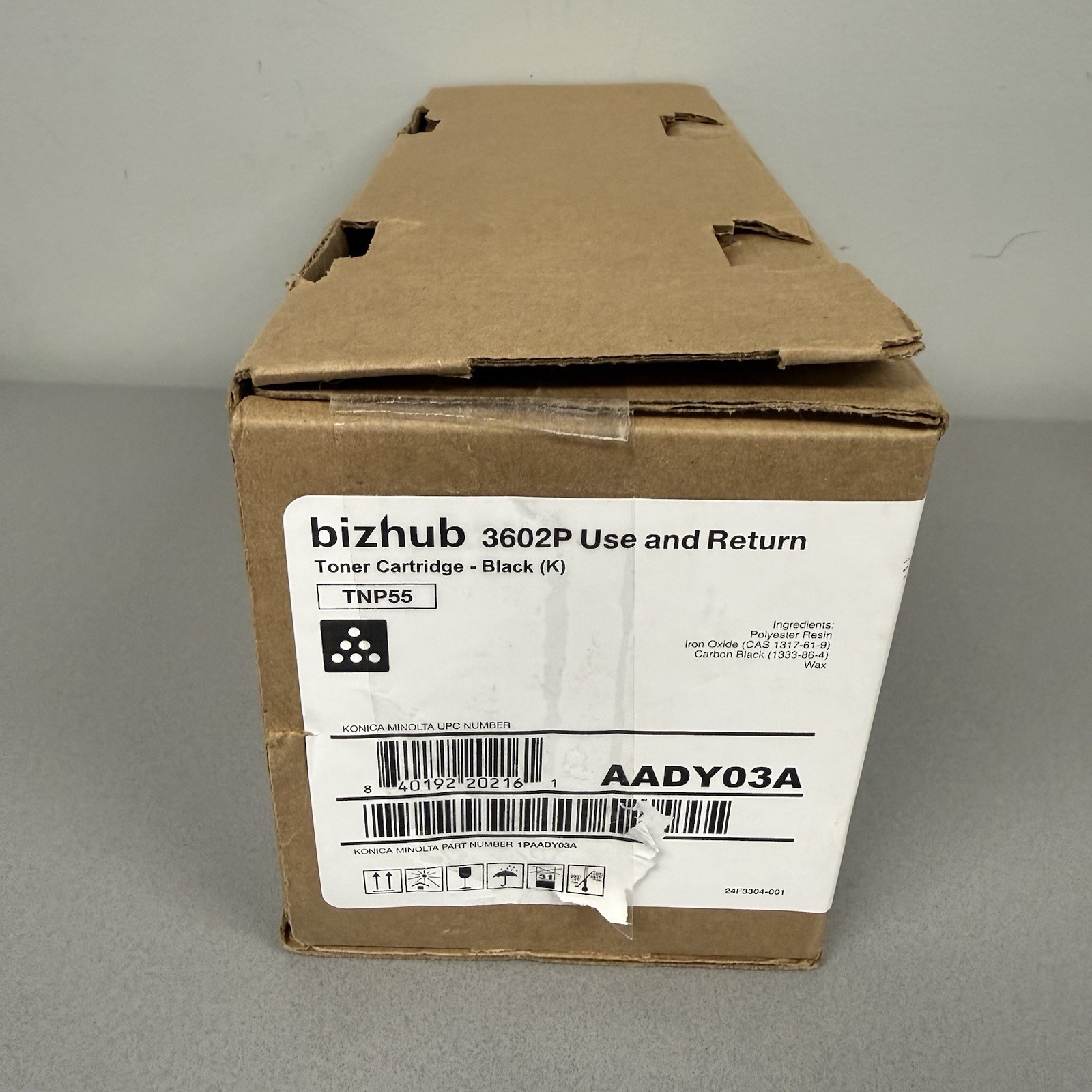 Konica Minolta TNP55 ( AADY030 ) Black Toner Cartridge 15K Yield for BIZHUB 3602
