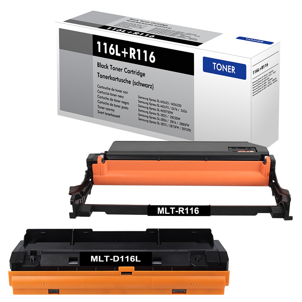 2PK MLT-D116L+MLT-R116 Drum Unit for SAMSUNG XPRESS SL-M2875 SL-M2625 SL-M2675