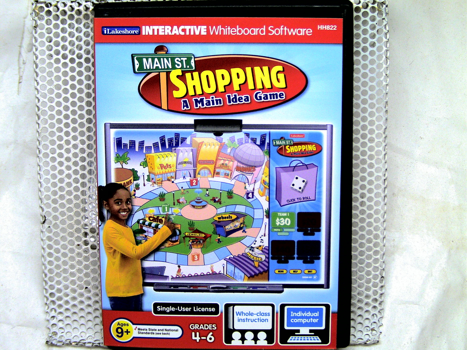 Lakeshore: Main St. Shopping, A Main Idea Game  Whiteboard Software 4-6th grade