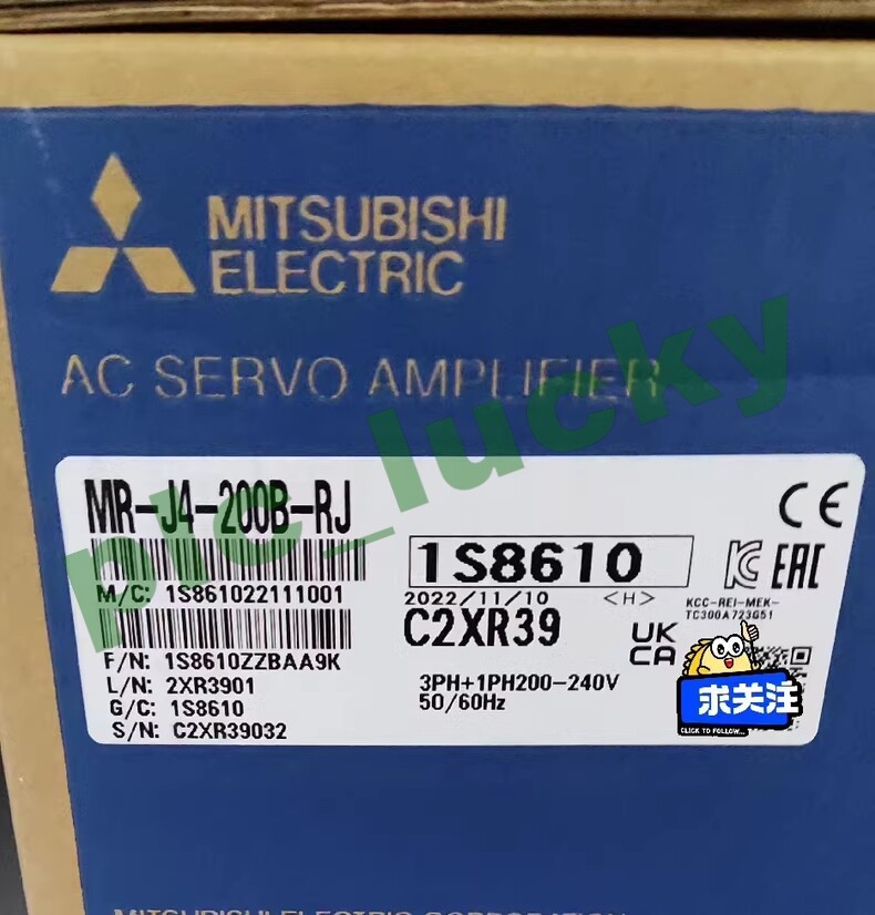 MR-J4-200B-RJ  Mitsubishi MR-J4-200B-RJ  Servo drive MR-J4-200B-RJ