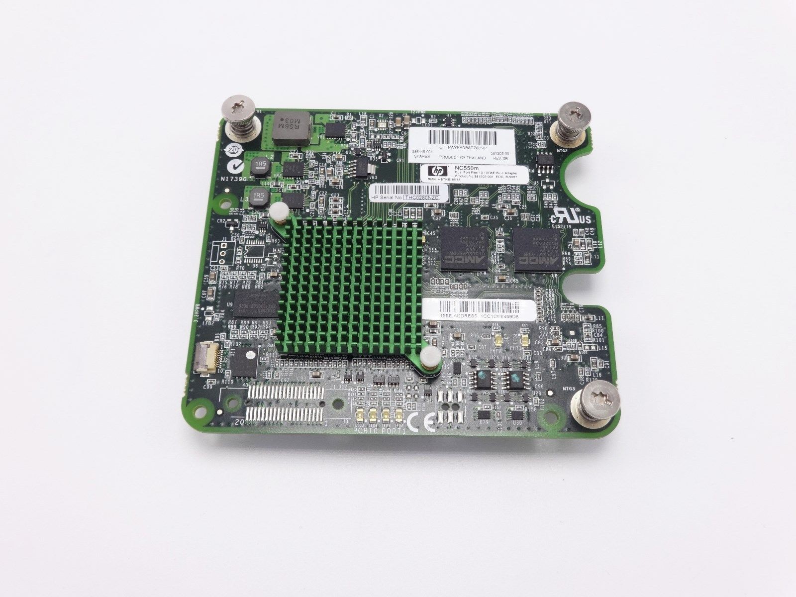 HP 586445-001 NC550m 10GB Dual Port PCIe x8 FLEX-10 Ethernet Adapter