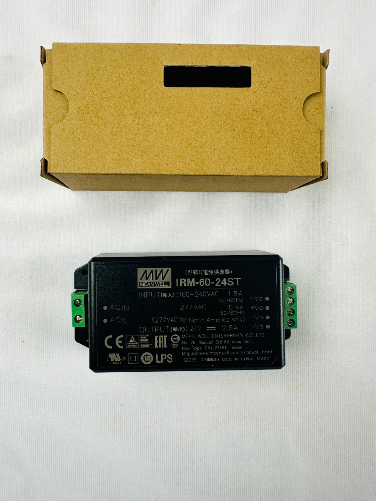 Mean Well IRM-60-24ST 60W AC-DC PCB-Mount Green Power Module