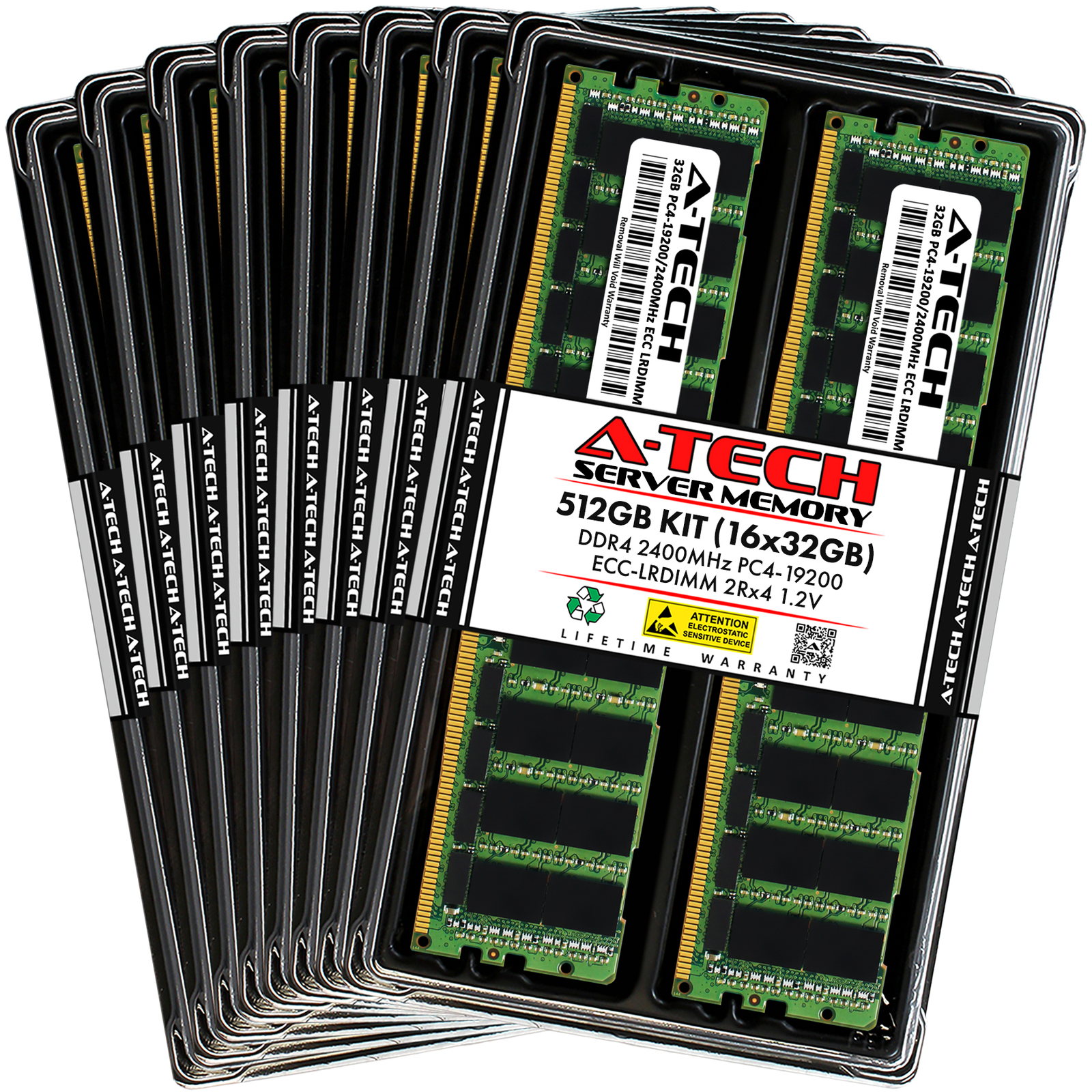 512GB 16x 32GB PC4-2400 LRDIMM Supermicro 610P-1C2N 620P-1C3N Memory RAM