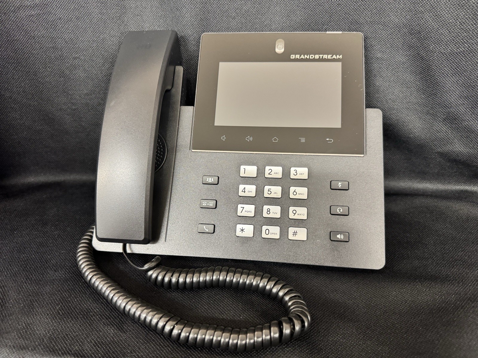 Grandstream GXV3350 Corded Desk Phone w/ Power Supply