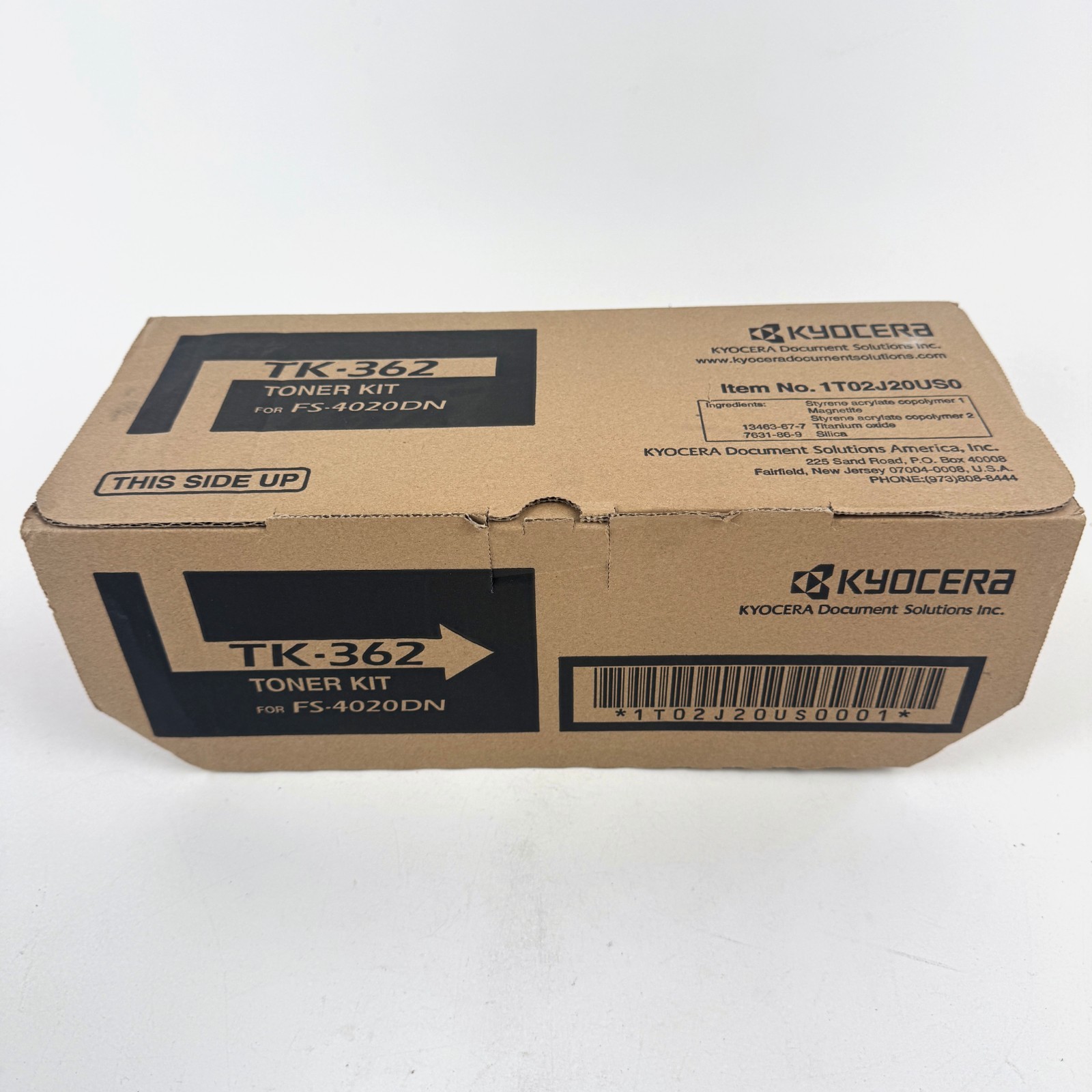 Genuine New TK-362 Black Kyocera/Copystar Toner Kit - Open Box