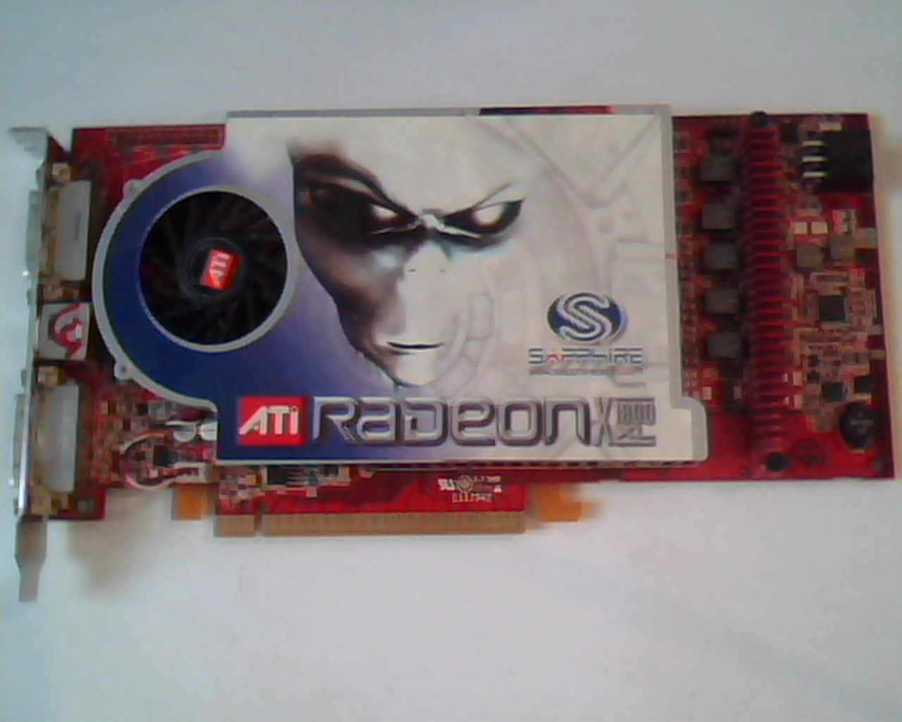 PCI-E express card ATI Radeon X1800 XL Sapphire 109-A52031-20 256M DDR3 DVI 