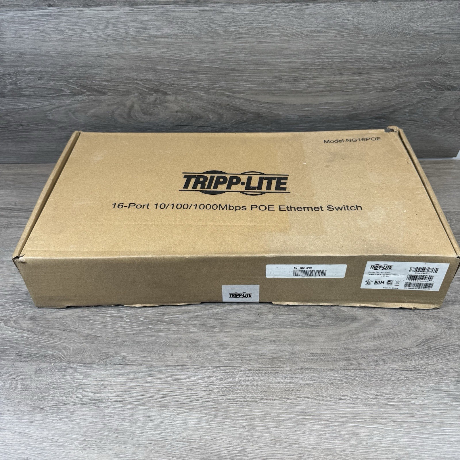 TRIPP-LITE NG16POE 16 Port Gigabit Ethernet Switch Ng16 POE New Unmanaged