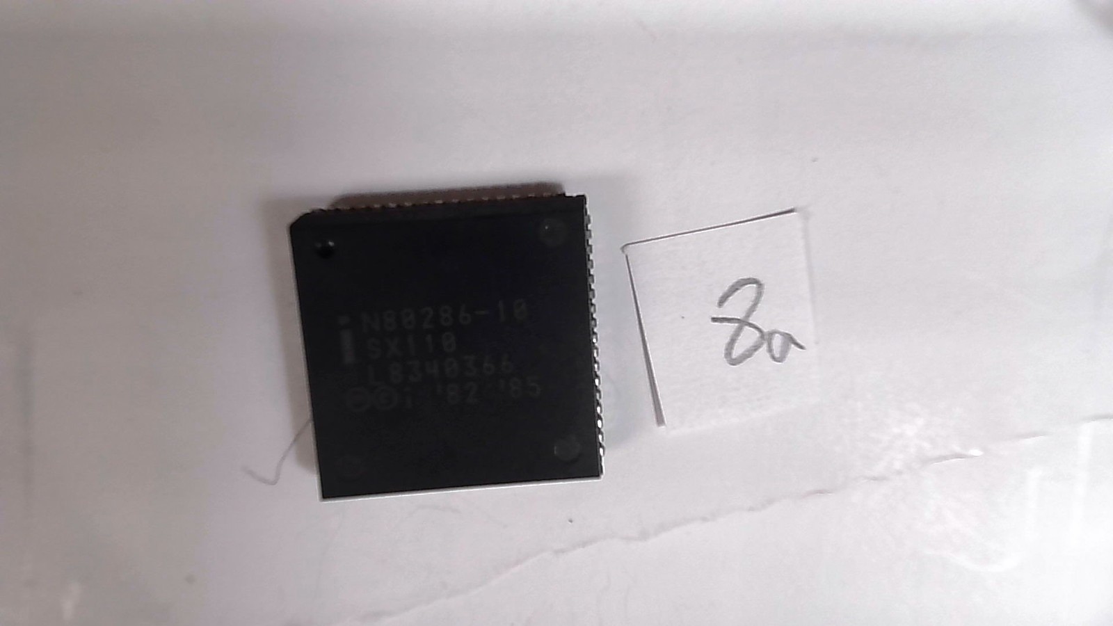 INTEL SX110 80286 CPU 10 MHz PLCC68 Socket Processor N80286-10