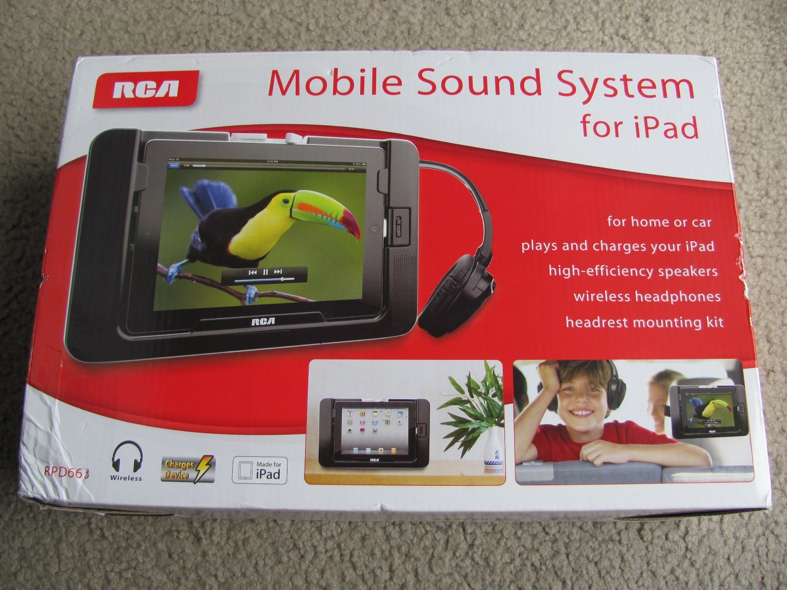 Brand New RCA Mobile Sound Speaker System & Wireless Headphones RPD663