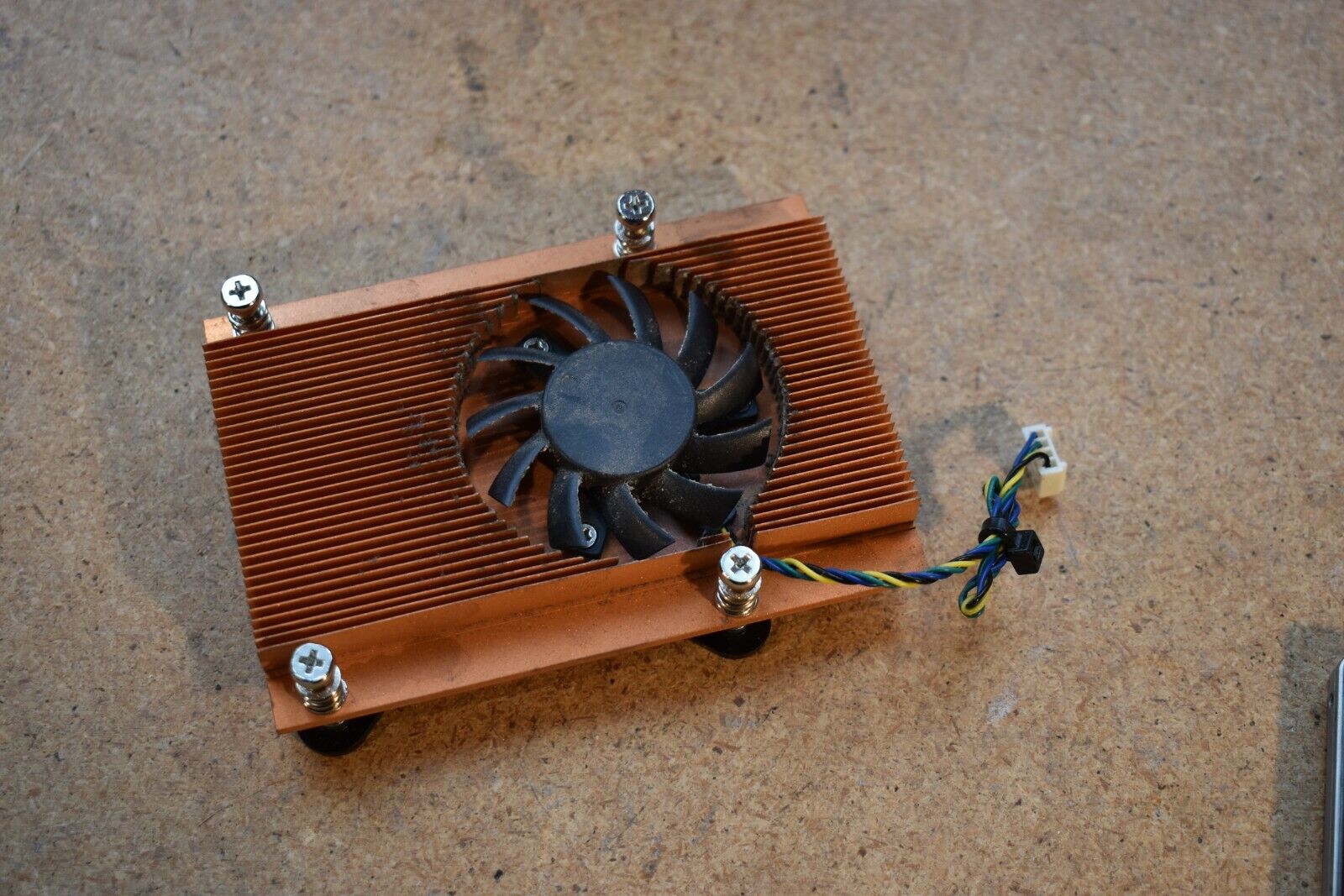 Ultra Low Profile Copper heatsink for Intel LGA 1155 CPU with Fan
