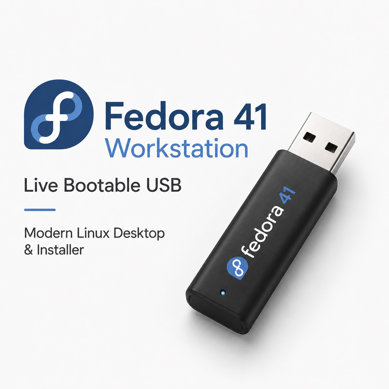 Fedora 41 Workstation Live Bootable USB – Linux Desktop & Installer