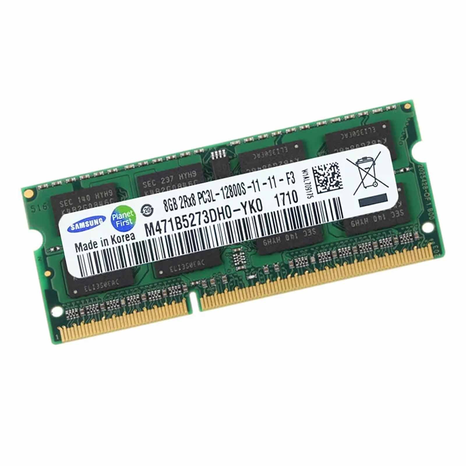Original 8GB 16GB 2RX8 PC3L-12800S DDR3L-1600 MHz 204Pin SODIMM Laptop RAM New