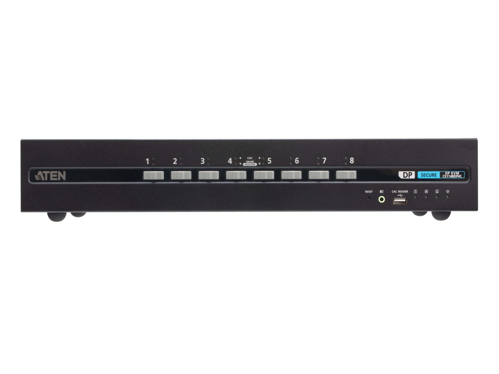 CS1148DP4C 8-Port USB DisplayPort Dual Display Secure KVM Switch with CAC