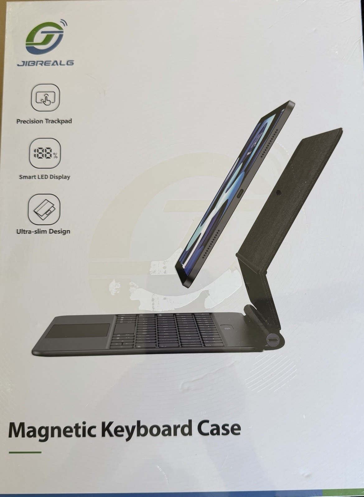 JibRealg Magnetic Bluetooth Keyboard  Apple iPad Air 13 Inch M3 (2025) M2 2024