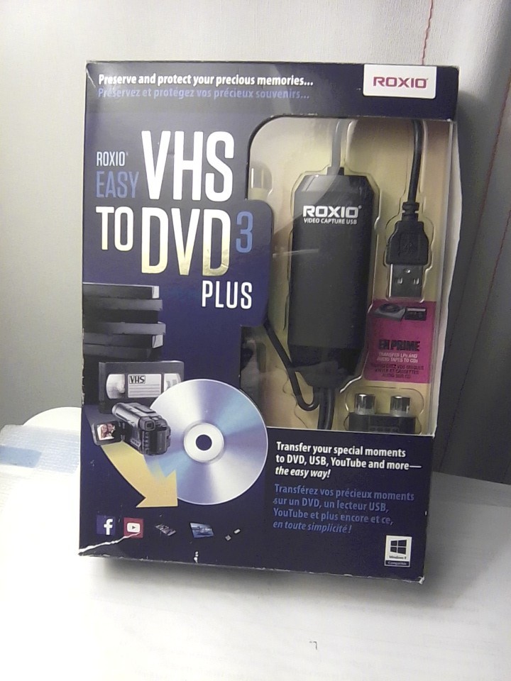 Roxio Easy VHS to DVD 3 Plus New / Sealed