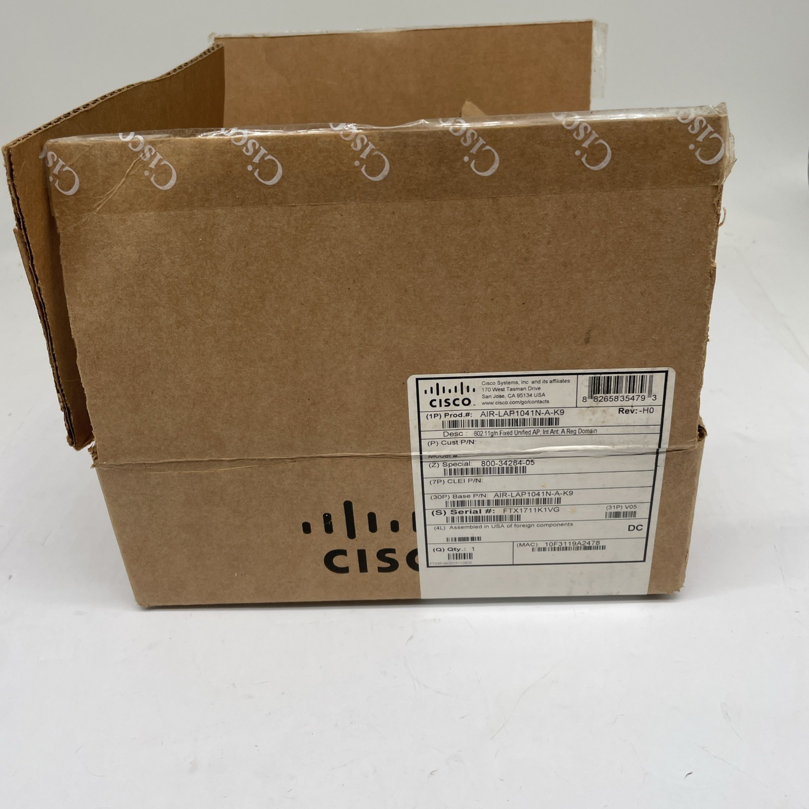 CISCO Aironet AIR-LAP1041N-A-K9 Wireless Dual Access Point NEW FACTORY SEALED