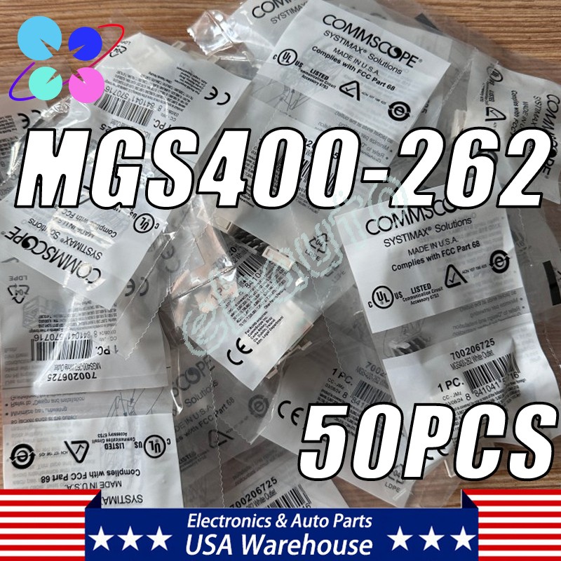 50PCS For CommScope Category 6 Gigabit Network Jack Module RJ45CAT6 MGS400-262