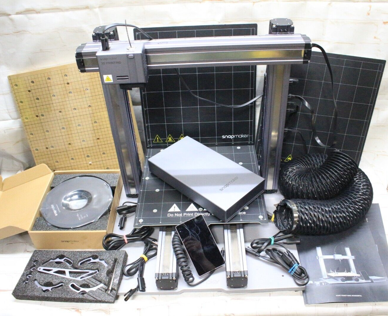 Snapmaker 2.0 A350 3-in-1 3D printer / Laser engraver / CNC mill With Extras