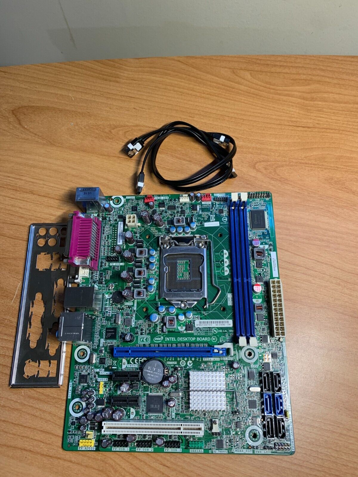 Intel DH61BE Motherboard LGA1155 mATX \w Sata Cables, IO Shield - TESTED
