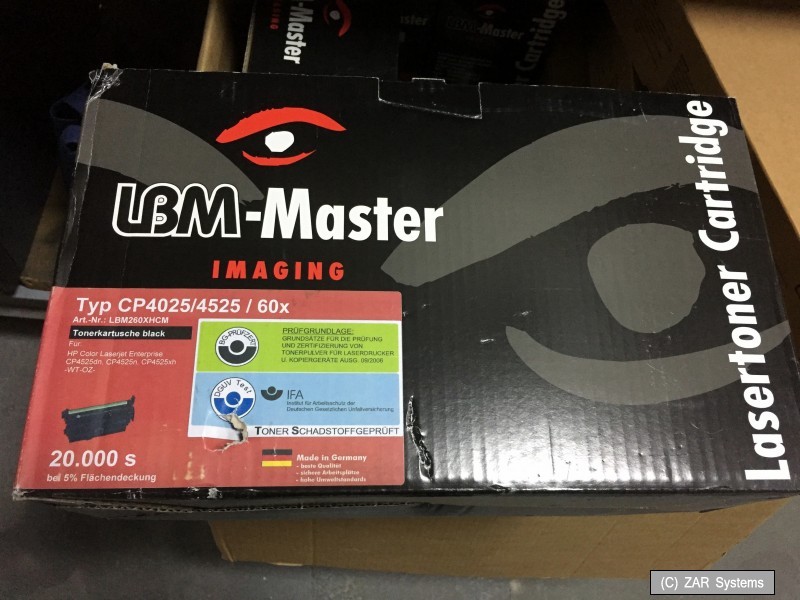 LBM-Master XXL toner black like HP CE260XC, 649X for CP4025/CP4525 for 20,000 S