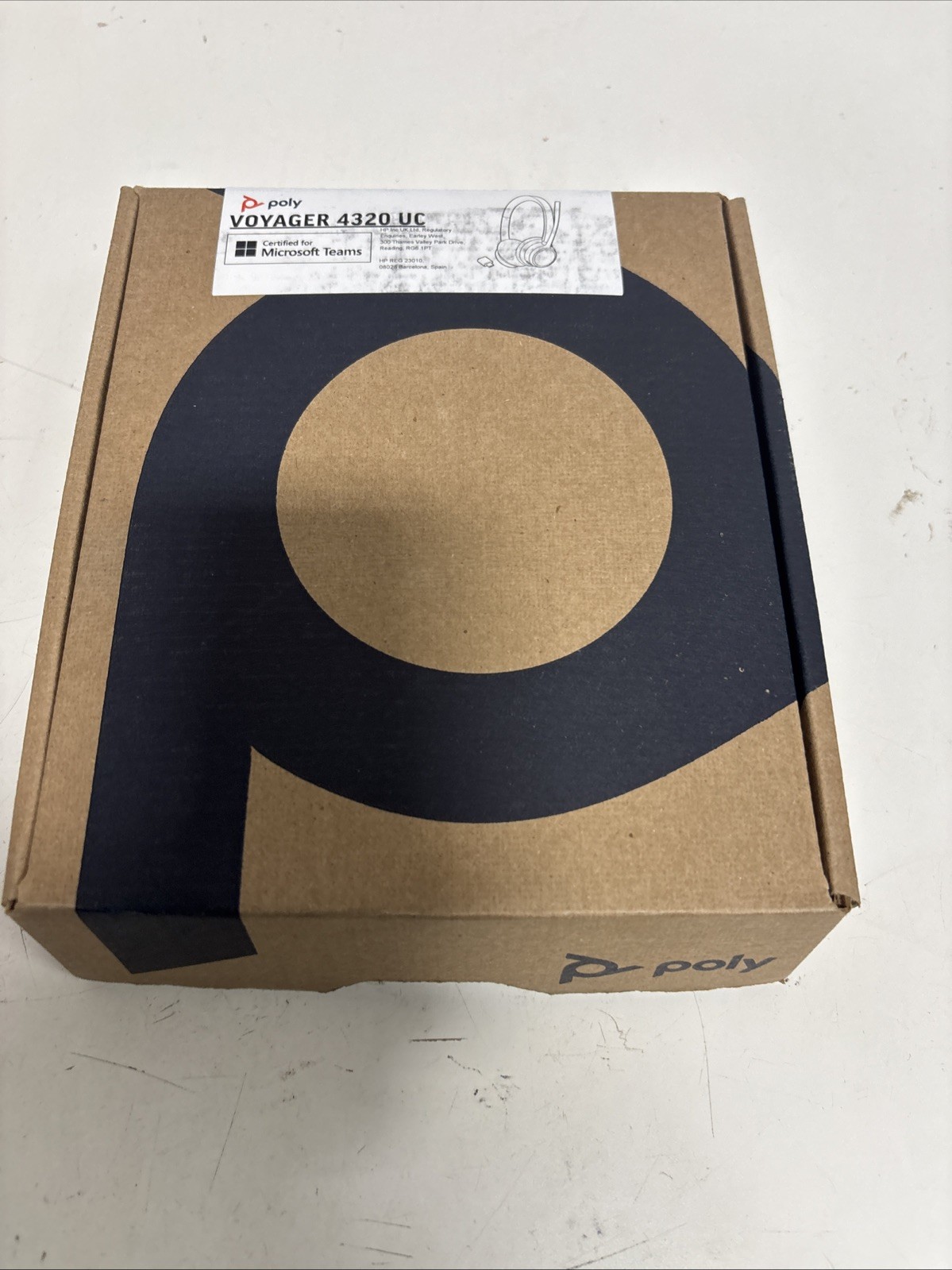 POLY VOYAGER 4320 UC Wireless Headset w/ Dongle, USB-C Storage Bag 77Z30AA | NOB