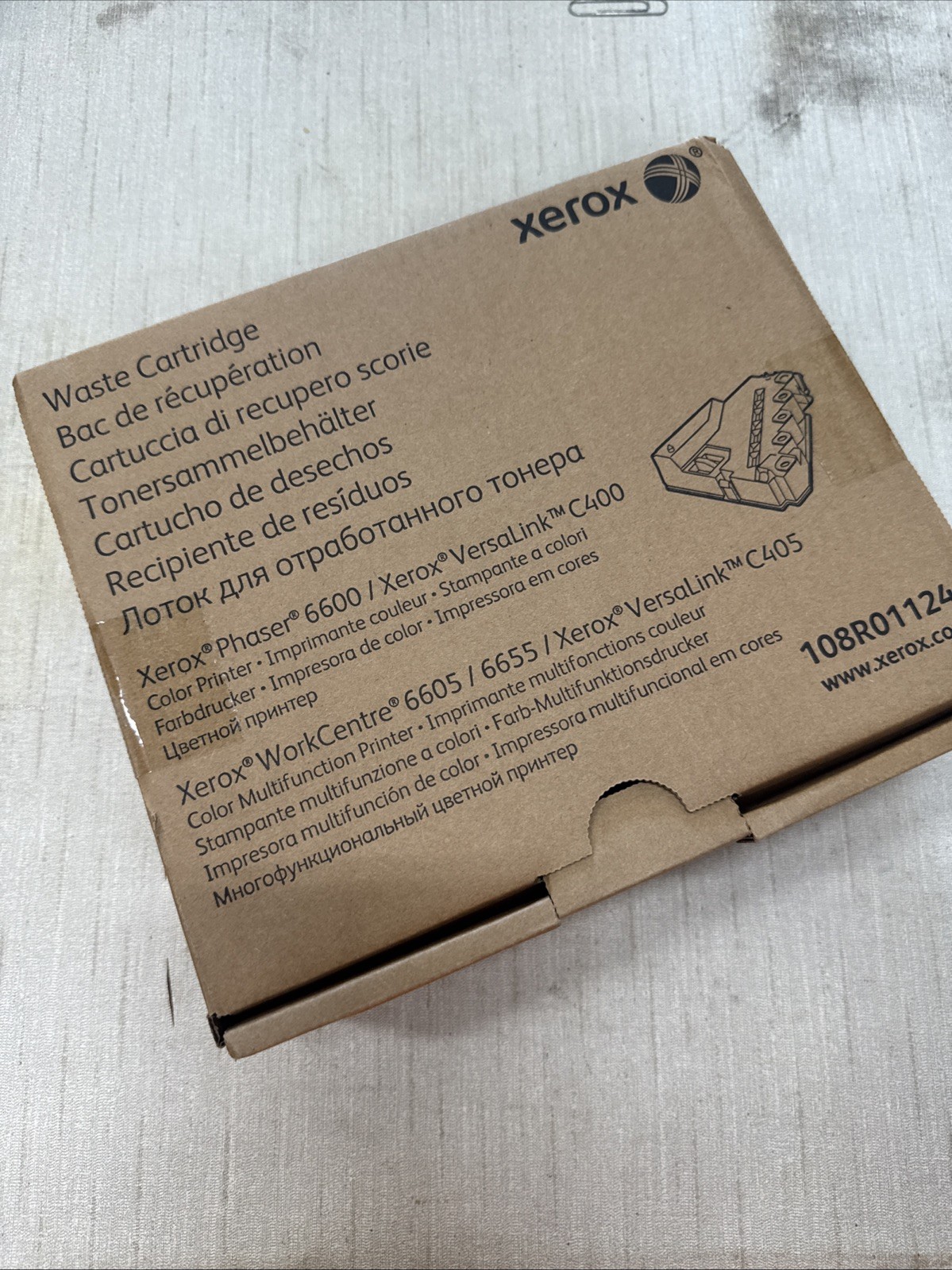 Xerox 108R01124 Waste Cartridge for Phaser 6600 WorkCentre 6605/6655 Printer