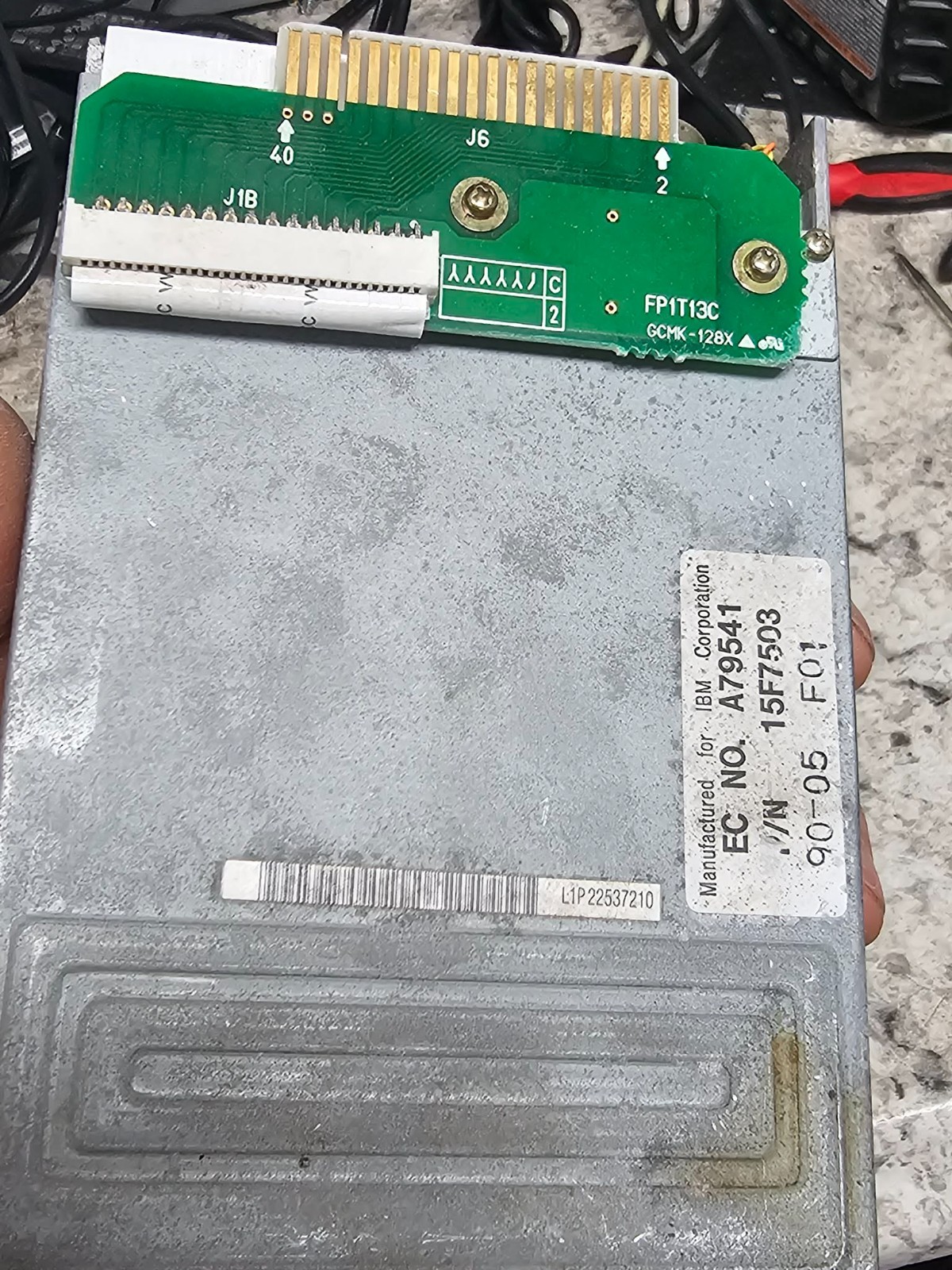 Vintage Retro Rare IBM PS/2 Model 50 1.44MB ALPS Floppy Drive dfp723d12b