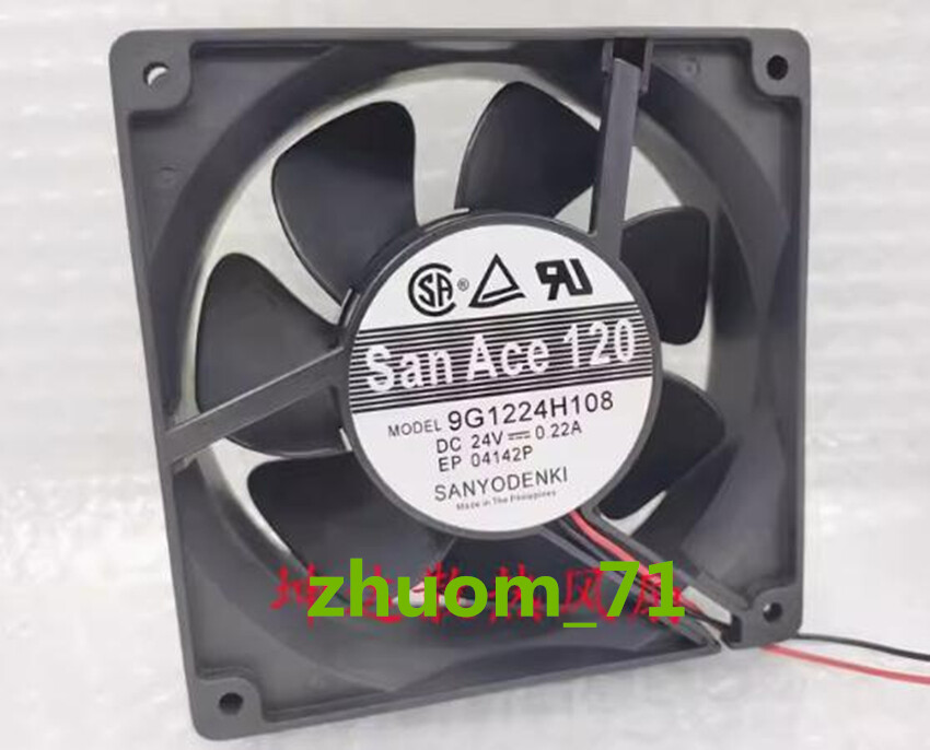1PC SANYO San Ace 120 9G1224H108 24V 0.22A 12cm Inverter cooling fan