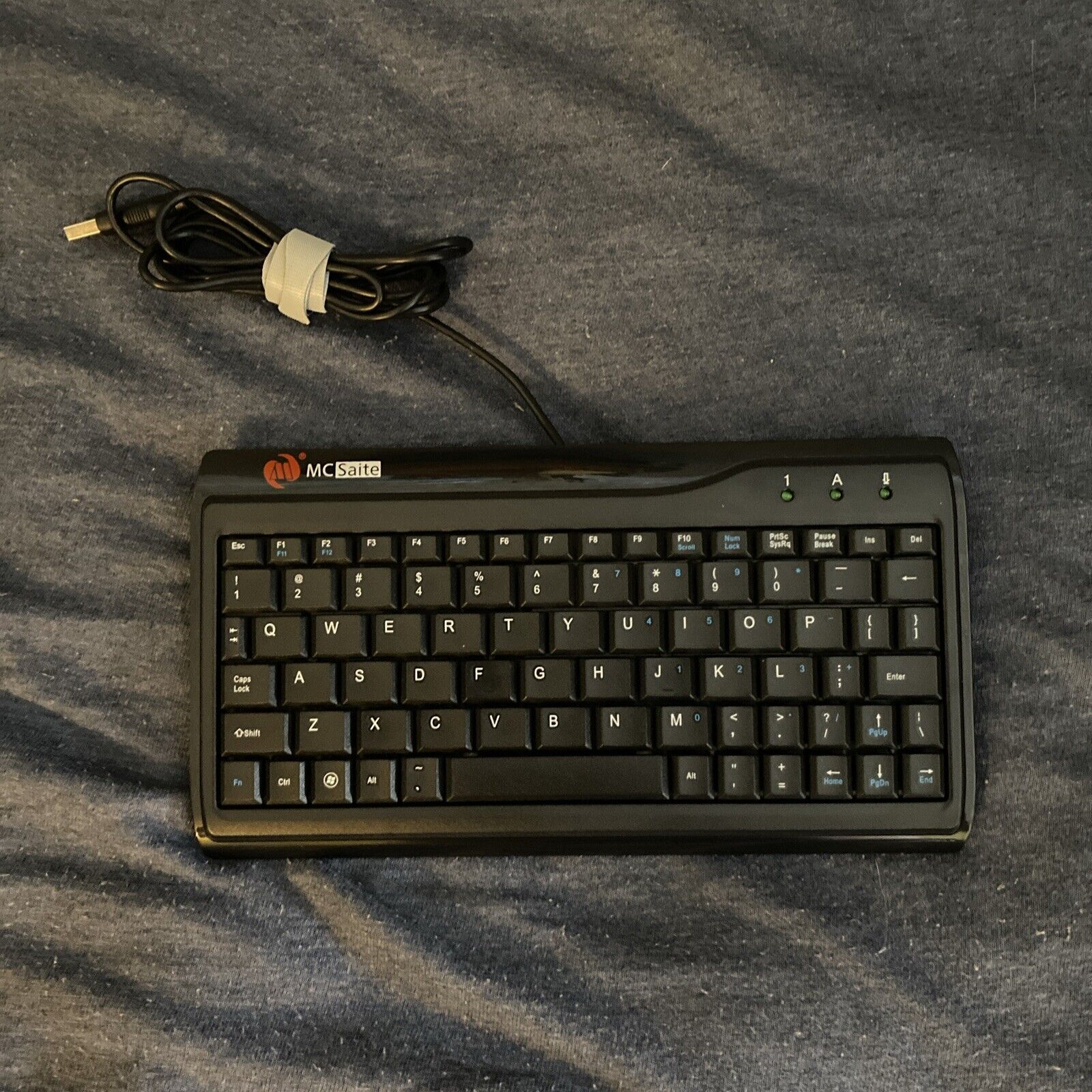 Super Mini Wired Keyboard Mcsaite Full Size 78 Keys Keypad Small Portable Fit