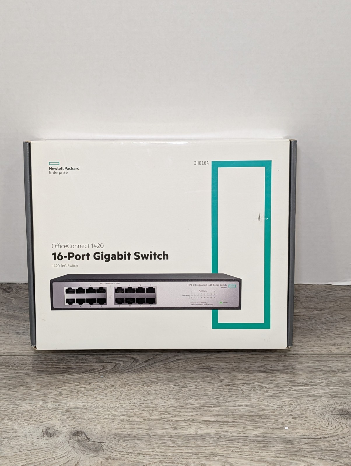 HP Enterprise HPE OfficeConnect 1420 16-Port Gigabit Switch JH016A - New